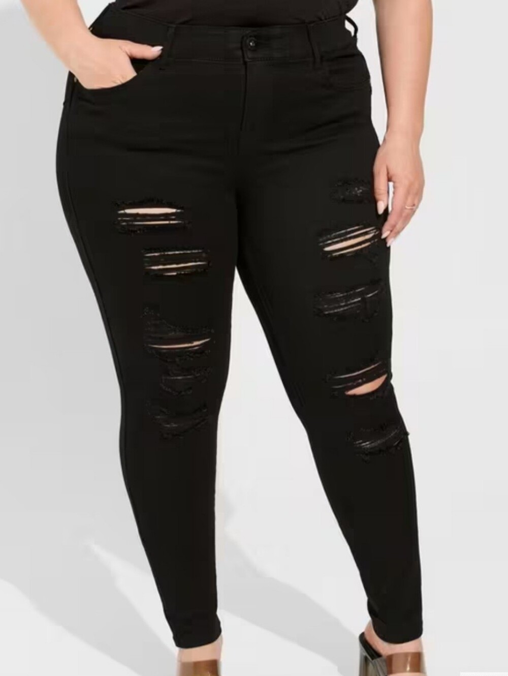 Torrid Black Bombshell Skinny Jeans